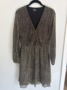 shifting dears long sleeve dress Lulus Shifting Dears Black Long sleeve Dress XS Cold Shoulders